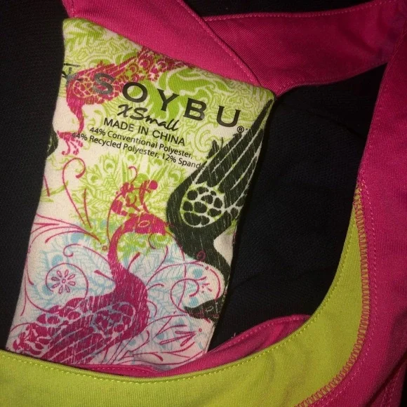 Soybu Racerback Pink Athletic Dress Stretch Xs - Picture 4 of 4